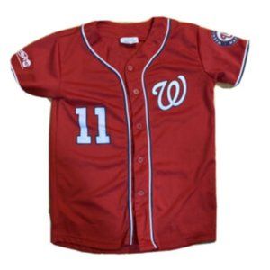 Washington Nationals Youth XL Jersey #11 Zimmerman